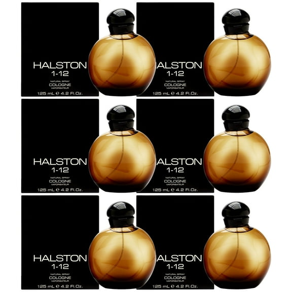 Pack of (6) Halston 1-12 by Halston for Men 4.2 oz Cologne Spray