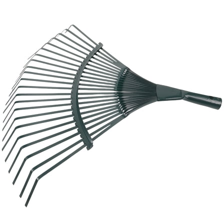 NICEXMAS Heavy Duty Garden Rake for Lawns with Ergonomic Handle and Wear Resistant Material