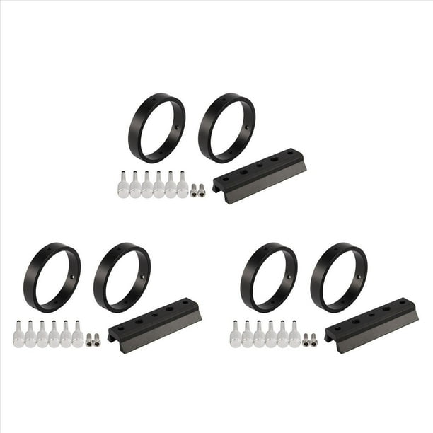 3X Kit de Anillo GuíA TelescóPico para Tubo de DiáMetro TelescóPico o Buscadores 43Mm una 70Mm para AstrofotografíA
