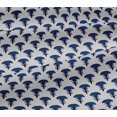 thumbnail image 4 of oneOone Cotton Jersey Navy Blue Fabric Ethnic Block Dress Material Fabric Print Fabric By The Yard 58 Inch Wide, 4 of 4