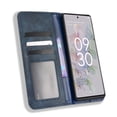 thumbnail image 4 of Compatible with Google Pixel 6A Case Magnetic Closure Vintage Pattern PU Leather Wallet Cover with Card Slots-Blue, 4 of 5