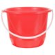thumbnail image 5 of unbranded Cubo De Plástico Rojo Con Asa Para Uso En Hogar Hotel Y Dormitorio Fácil De Limpiar, 5 of 7
