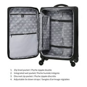 iFLY Softside Fibertech Luggage, 20 Carry-on Luggage, Black