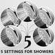 thumbnail image 3 of Shower head replacement, bathroom handheld shower head, adjustable, 3 of 4