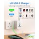 thumbnail image 4 of Adaptador de enchufe de viaje Acer Universal con 5 puertos USB 5,8 A, color blanco, 4 of 6