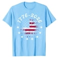 thumbnail image 3 of MuXiKeJi Clothes 250 Anniversary USA Shirt Womens 250th 3/4 Sleeve Flag Eagle Graphic American Patriotic Faith Wear Birthday T Shirt, 3 of 4