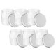 thumbnail image 1 of 6pcs Household Sealing Canister Transparent Mason Jar Wide Opening Mason Jar With Lid, 1 of 4