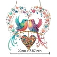 thumbnail image 5 of PLPPYFS Stained Acrylic Window Hanging, Colorful Sun Catchers Diamond Art Acrylic Panel Hangings Cute Birds Suncatcher Decor for Birthday Christmas for Women, Men, Wife, Aunt, and Mom 7.87 in, 5 of 6