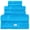 Aqua-6 Piece Towel Set, variant on Jumbo Bath Sheet Gray 40x80 Inch 100% Cotton Luxury Towel