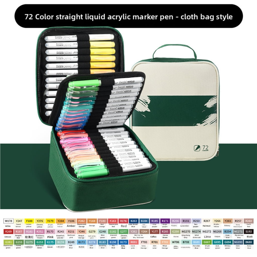 MOMOJIA Acrylic Markers Soft Tip for Detailed Illustrations Decors Artistic Expressions
