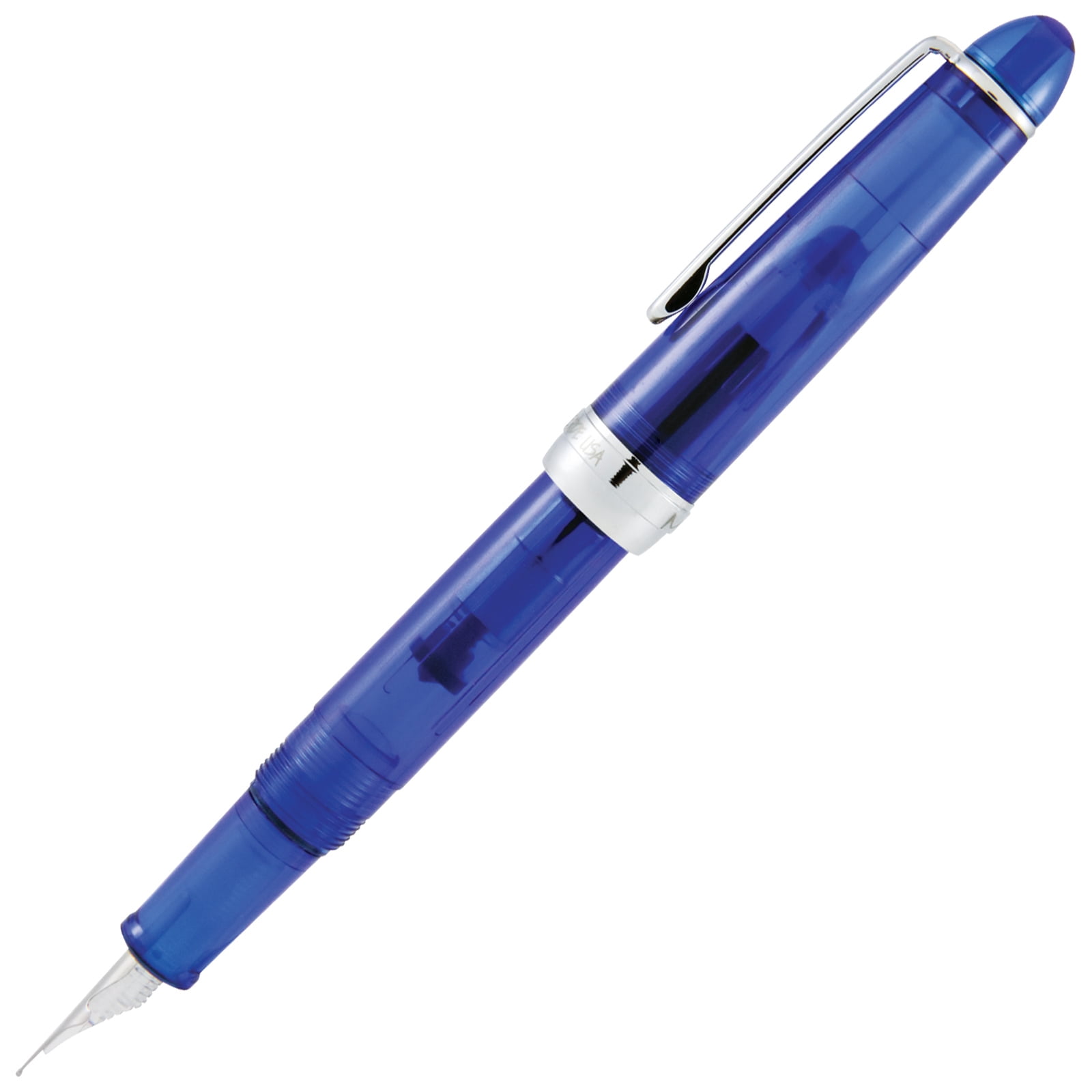 Monteverde Monza 3 Set Crystal Clear Fountain Pen, Blue