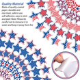 thumbnail image 3 of 68Ft 4th of July Scalloped Bulletin Board Border 60pcs Patriotic Red Blue White Stars Border Sticker 2 Design Self-Adhesive Stars Stripes Trim Border Decor for Independence Day Classroom, 3 of 7