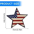 thumbnail image 1 of pdqouc 40 Pcs Décorations du 4 Juillet Ensemble d'Étoiles en Bois Décorations Rouges Blanches et Bleues Rétro Patriotique Plateau du Memorial Day Décor Fête du Travail Fête de l'Indépendance Décor de la Journée des Anciens Combattants pour la Maison, Style C, 1 of 4