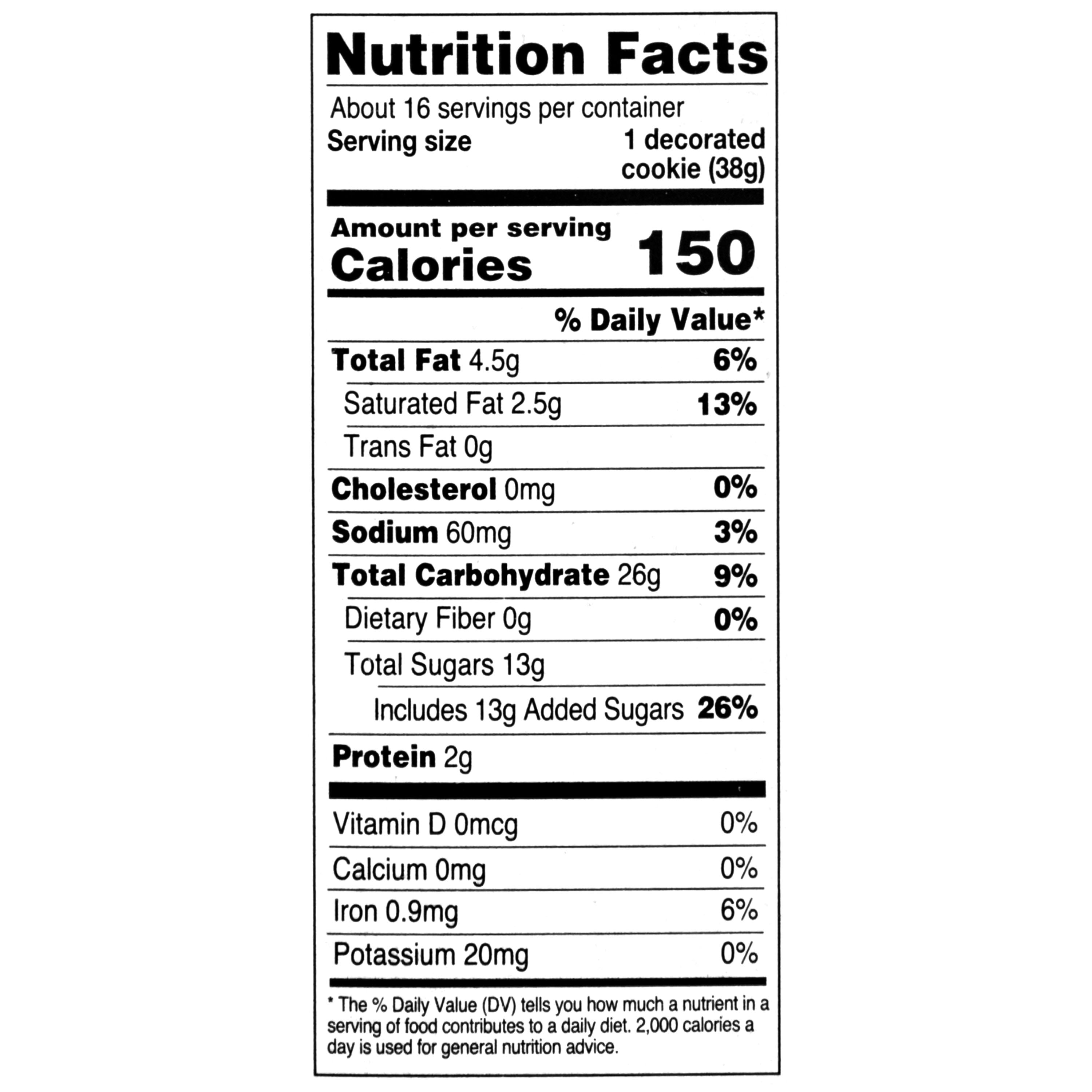 Freshness Guaranteed Stocking Cookie Kit, 21.6 oz, 16 Count