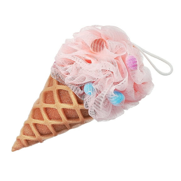 MUSEYA Household Bath Loofahs Cute Bath Sponge PE Skin Exfoliating Outdoor 1Pcs