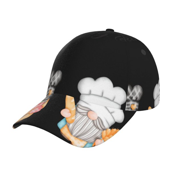 Balery Little Chef Gnome Gorra de béisbol de tamaño ajustable para correr, entrenar y actividades al aire libre. Gorra de papá para todas las estaciones.