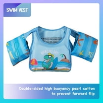 Xinle Kids Swim Vest, Dinosaur Design, 30-55 lbs, for Toddlers 2-6 Years Old