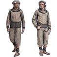 thumbnail image 1 of ZHAOCHENG Conjunto repelente de mosquitos de 4 piezas: chaqueta ligera antimosquitos, capucha cortavientos y pantalón largo de malla para hombre y mujer, a prueba de insectos, moscas y mosquitos para, 1 of 5