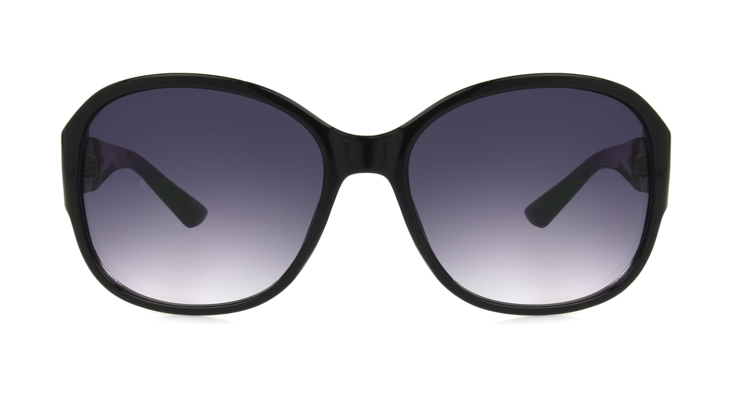Foster Grant Women's Rectangle Black Sunglass