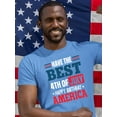 thumbnail image 2 of The Best 4Th Of July T-Shirt Men -Image by Shutterstock, Male 3X-Large, 2 of 4