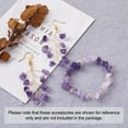 thumbnail image 6 of GKNET 1 Box Natural Amethyst Tumbled Chips Beads Loose Rocks Gemstone Mixed Stones, 6 of 7