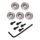 thumbnail image 5 of 2X Juego de Rodamientos de Cabeza de Cortador de de Enrutador de Rodamientos Superiores Kit de Accesorios de Rodamientos de Bolas Interior 4,76 mm Exterior 12,7 mm, 5 of 5
