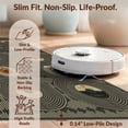 thumbnail image 6 of Design&I 5'x7' Washable Area Rug Vinyl Cd Record Disc Retro Soundwave Border Vintage Note Music Flowing Dynamic for Dining Room, Under Table, Home Office, Snag-Free, Skid-Resistant, 6 of 7