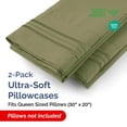 thumbnail image 2 of Juego de fundas de almohada CGK Unlimited Ultra Soft Hotel Queen x2, 2 of 8