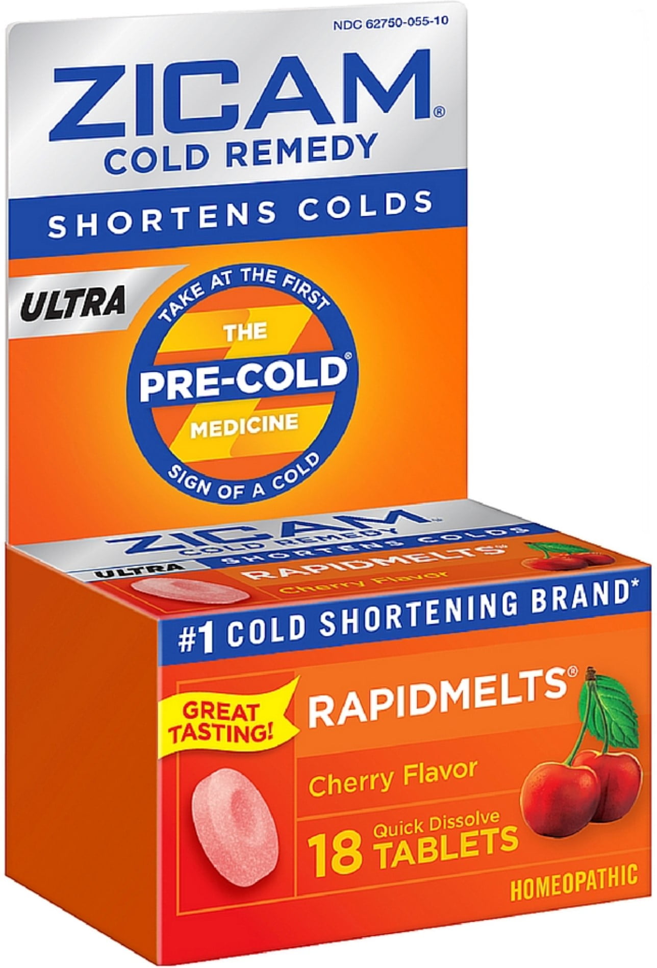Zicam Ultra Cold Remedy Rapidmelts Cherry 18 Ea Pack Of 2 