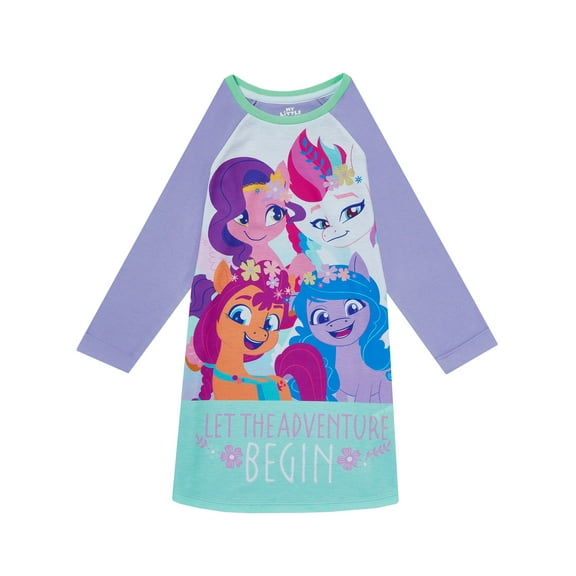 My Little Pony Girls Long Sleeve Nightdress Sizes 4-10