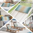 thumbnail image 6 of Teal Ombre Throw Pillow Covers, Modern Yellow Gradient Farmhouse Art Soft Breathable Pillow Cases with Invisible Zipper for Sleeping, Small Pillowcases for Couch Bed Sofa Chair 16x24 Inches, 6 of 9