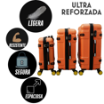 thumbnail image 5 of Set 3 Maletas De Viaje Jony Rigidas 25 Kg 15 Kg 10 Kg Candado Numerico Ruedas 360, 5 of 5