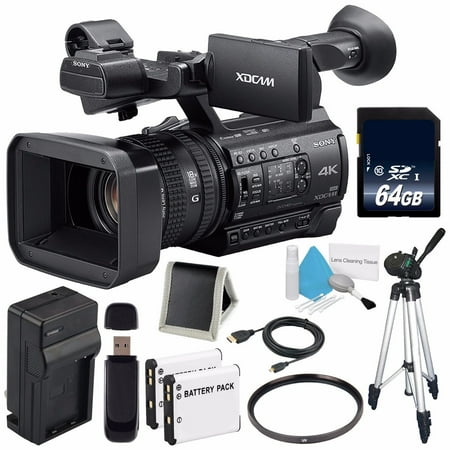 Lithium Ion Battery Memory Effect - Sony PXW-Z150 4K XDCAM Camcorder (International Model) No Warranty + 64GB SDXC Class 10 Memory Card + NP-F970 Rechargeable Lithium Ion Battery + Charger Kit for Sony NP-F970 Bundle
