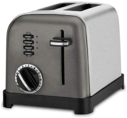 Cuisinart 2 Slice Metal Classic Toaster, New, CPT-160BKSP1