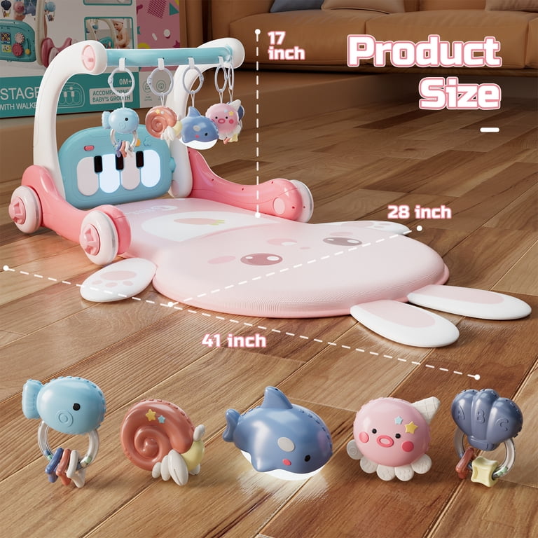 JoyStone 4-in-1 Baby Gym Play Mat & Learning Walker photo 2