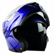 ILM Motorcycle Flip up Modular Full Face Helmet Dual Visor DOT Approved 8 Colors Available
