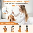 thumbnail image 6 of Monasem Dog Grooming Vacuum for Shedding, 13,200Pa Pet Grooming Vacuum Kit with Dogs Cats Clippers, 6 in 1 Low Noise Home Cleaning Tool, 6 of 14