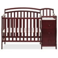 thumbnail image 2 of Dream On Me Casco 4-in-1 Mini Crib and Dressing Table Cherry, 2 of 8