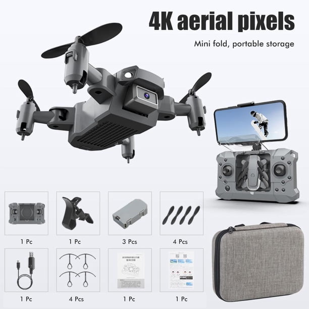 Con Cámara Profesional Hd De 1080P, Cuadricóptero Plegable, Wifi, Wifi, Fpv, Retorno De Una Tecla, Helicóptero De Control Remoto, Juguetes Para Niños 4K seitruly HA046808-04