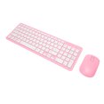 thumbnail image 2 of Teclado Y Ratón, Alfombrilla Antideslizante, Combinación De Ratón Y Teclado Inalámbrico De 96 Teclas, Material ABS Resistente A La Decoloración Para Ordenador Para Juegos Cergrey Rosa, 2 of 8