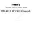thumbnail image 2 of CMX Front Rear Disc Brake Caliper Assembly Left Right Side (Driver Passenger) Kit for Car 2008-2010 2012-2015 Mazda 5 KBC-100545, 2 of 10