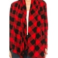 thumbnail image 5 of Women's Printed Open Front Cardigan with Asymmetric Hem Sizes S to 3XL, 5 of 5