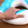 thumbnail image 2 of Memory Neck Travel Pillow with Cooling Gel Provide Best Neck and Head Support in Travel Office Home, 2 of 8