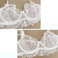 thumbnail image 3 of Aayomet Soutiens-Gorges Légers pour Femmes Soutien-Gorge Transparent Sans Armature Non Rembourré pour Femmes (Blanc, 70B), 3 of 5