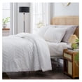 thumbnail image 4 of TiaGOC White King Size Comforter Set, Boho Lightweight and Fluffy Bedding Comforter Sets for King Bed, 3 Pieces Tufted Farmhouse Design for All, 4 of 7