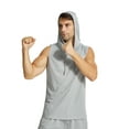 thumbnail image 4 of Mens Active Workout Hooded Tank Tops Running Gym Workout Training Hoodies Sleeveless Cut Off T-Shirt Bodybuildng Muscle, 4 of 5