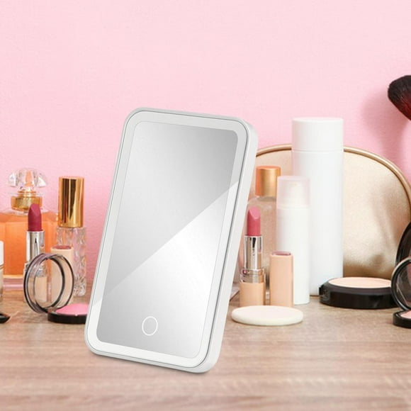 Espejo de vanidad del parasol del coche perfecl espejo de vanidad de maquillaje recargable