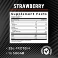 thumbnail image 5 of GNC AMP Pure Isolate Whey Protein Powder, Muscle Growth, Recovery, & Performance, 25g Protein, 5g BCAA, 1g Sugar, Gluten Free, Strawberry, 70 Servings, 5 of 6