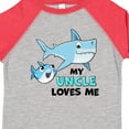 thumbnail image 4 of Inktastic My Uncle Loves Me with Cute Sharks Boys or Girls Toddler T-Shirt, 4 of 5