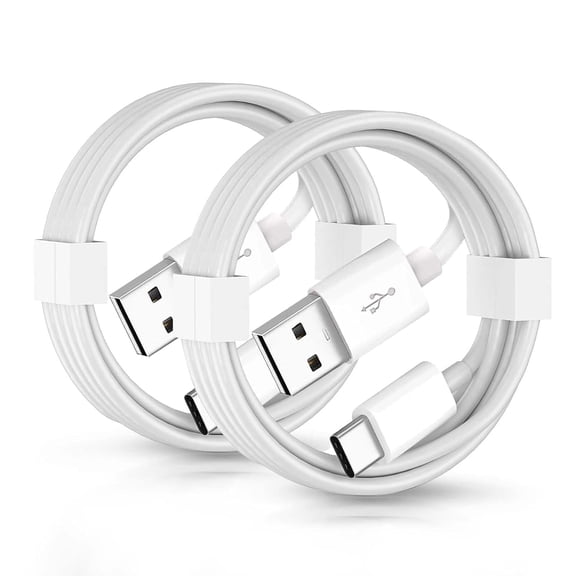 Entronix 2-Pack USB-A to USB-C Charger Cable [10FT] Data Transfer Cord for iPhone, Android, Tablet and other Type-C Devices